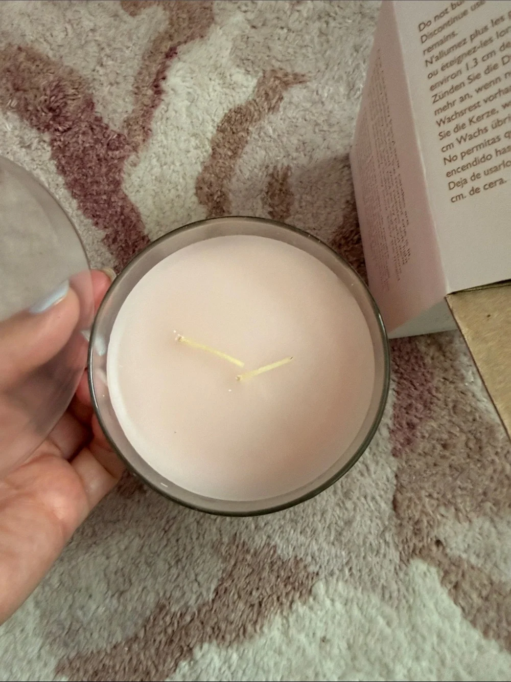 PartyLite GloLite Strawberry Rhubarb Candle